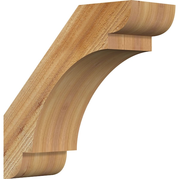 Ekena Millwork 6"W x 16"D x 16"H Olympic Rough Sawn Knee Brace, Western Red Cedar BRC06X16X16OLY00RWR - main